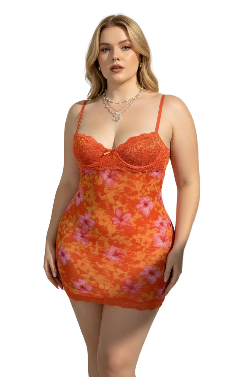 Lucy Flower - vestido curto