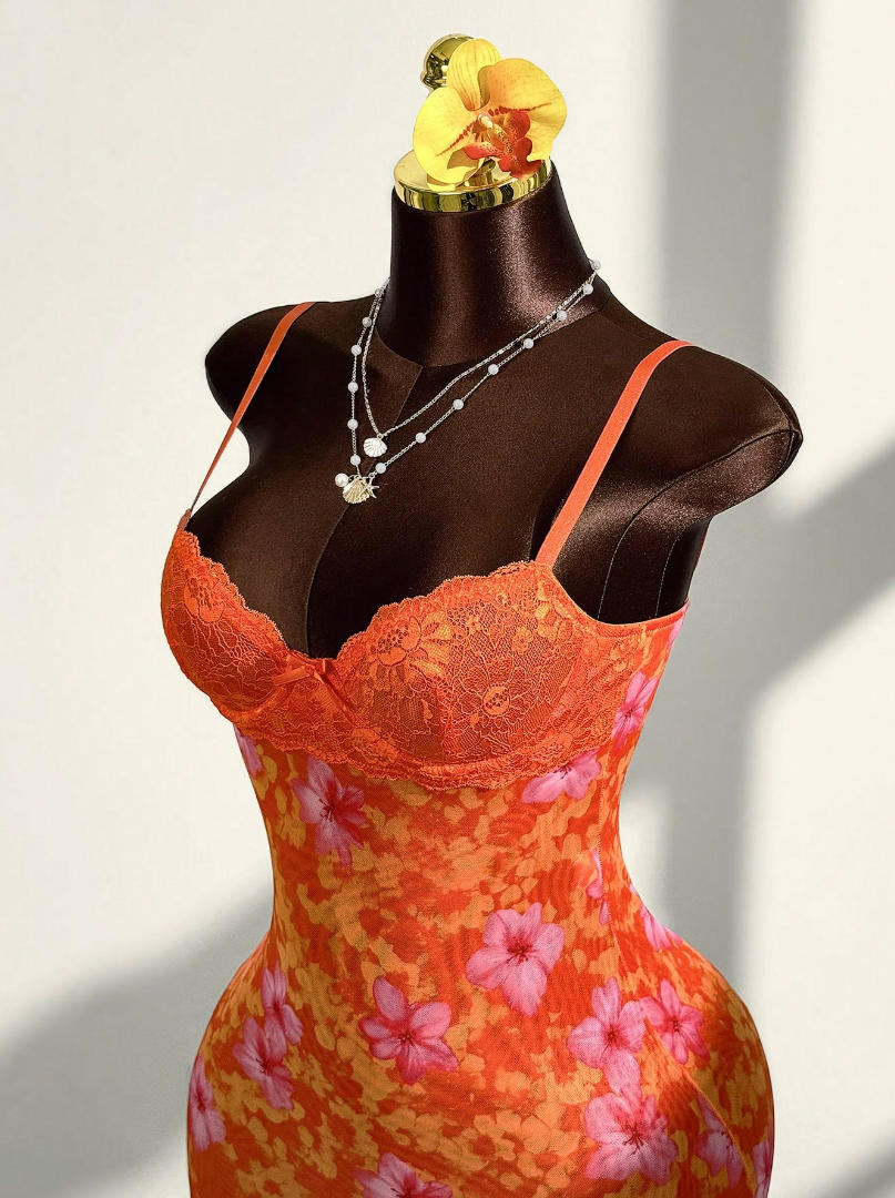 Lucy Flower - vestido curto