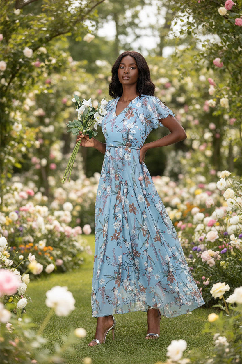 Marcia Elves - vestido longo