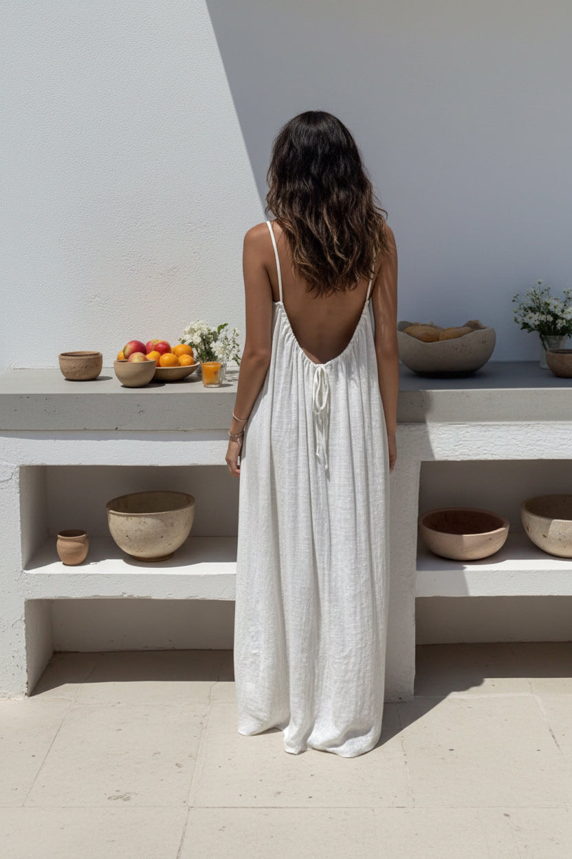 Cristina Meloni - vestido longo