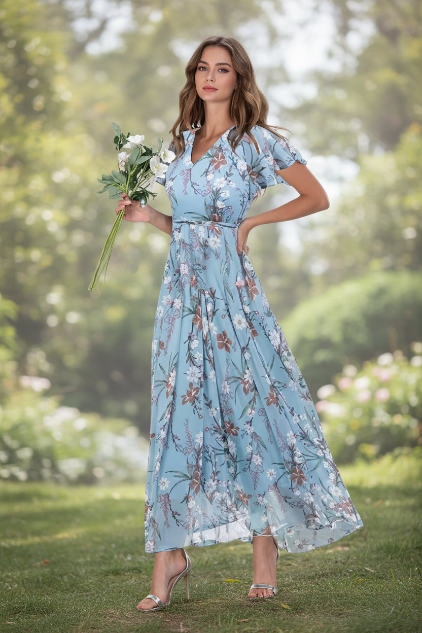 Marcia Elves - vestido longo