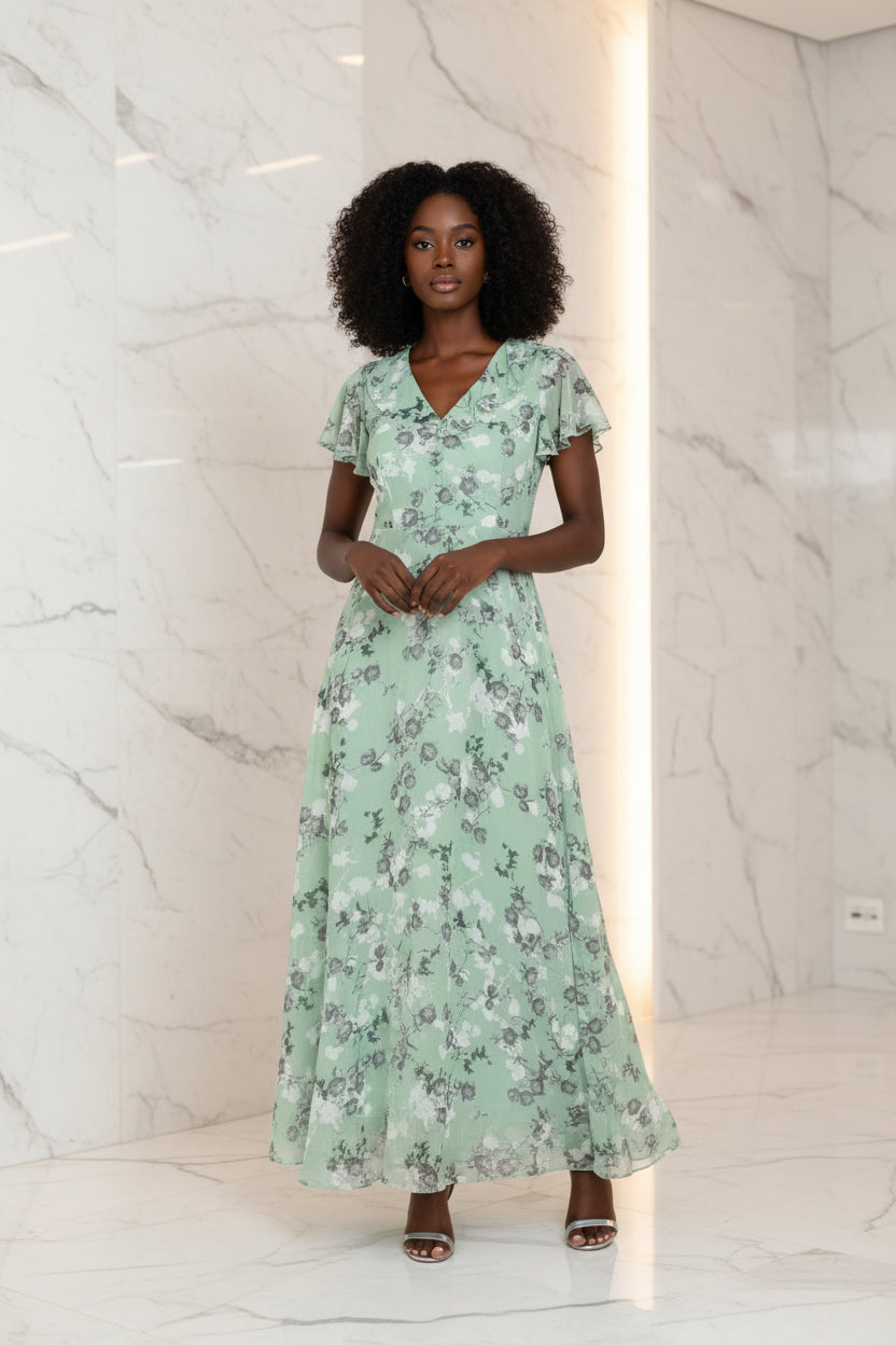 Marcia Elves - vestido longo